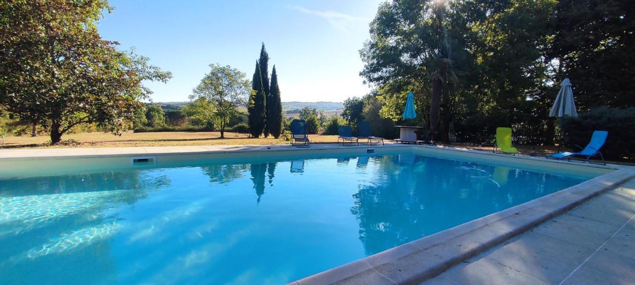 Bed and Breakfast Domaine Les Garrigues Puygaillard-de-Quercy Exteriér fotografie